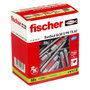 Fischer Duoseal Tacos impermeabilizantes ø6 x 38 mm con tornillos, pack 50 uds