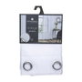 Atmosphera Cortina modelo tropical blanco 140 x 240 cm con 8 ojales