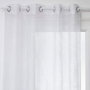 Atmosphera Cortina modelo tropical blanco 140 x 240 cm con 8 ojales