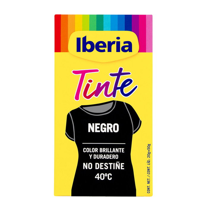 Iberia Tinte para Ropa Negro Resistente a 40ºC Iberia Tinte para Ropa Negro Resistente a 40ºC