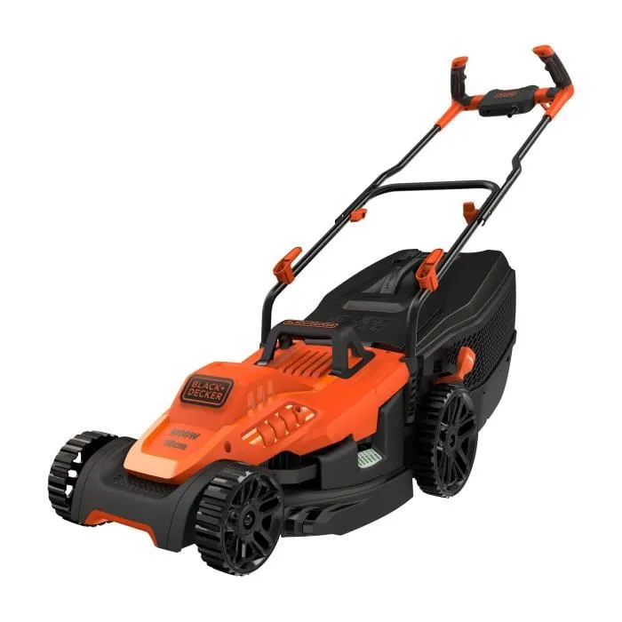 Black+Decker Cortacésped 1600W 38 cm BEMW471BH con mango de bicicleta