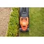 Black+Decker Cortacésped 1600W 38 cm BEMW471BH con mango de bicicleta