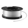 Black+Decker Hilo de Repuesto para Desbrozadora 1,6 mm 10 m