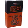 Black+Decker Cadena de motosierra cromada contragolpe 40 cm 57 eslabones