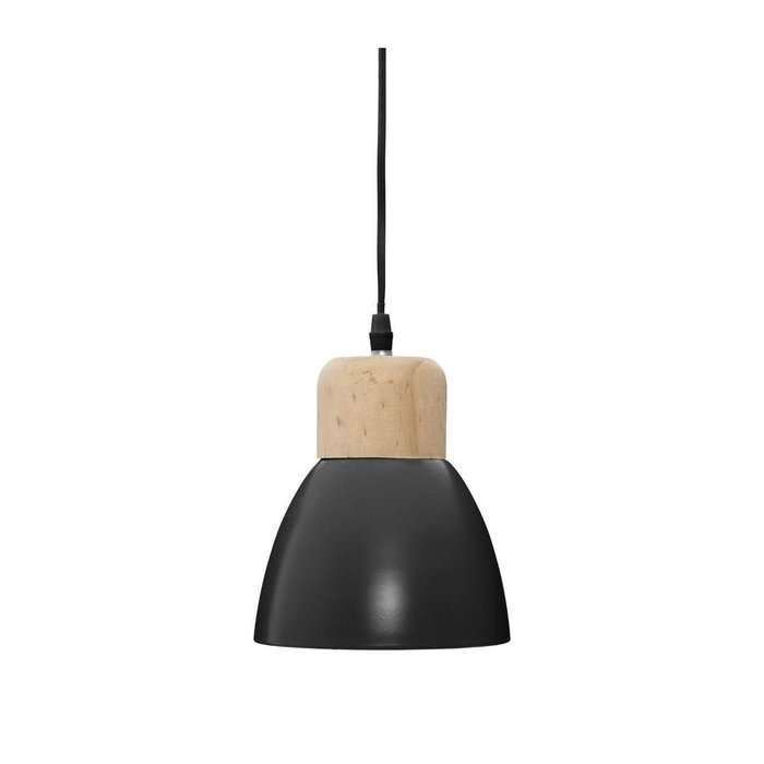 Atmosphera Lámpara de techo negra E14 Ø15 x 19 cm