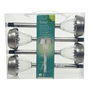 Lumineo Baliza Inox Luz Calida 24x8 cm Set 4 Unidades