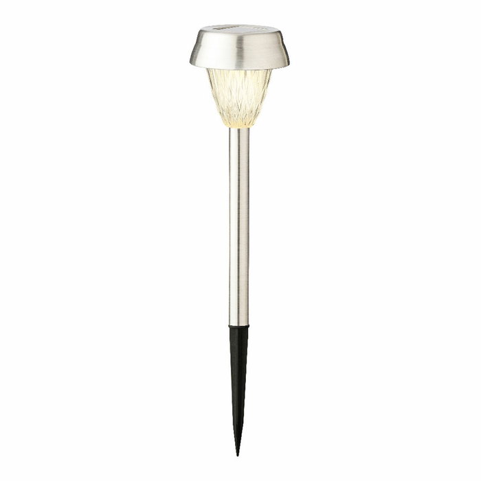 Lumineo Set de 4 Balizas Inox Luz Cálida 24x8 cm Lumineo Set de 4 Balizas Inox Luz Cálida 24x8 cm