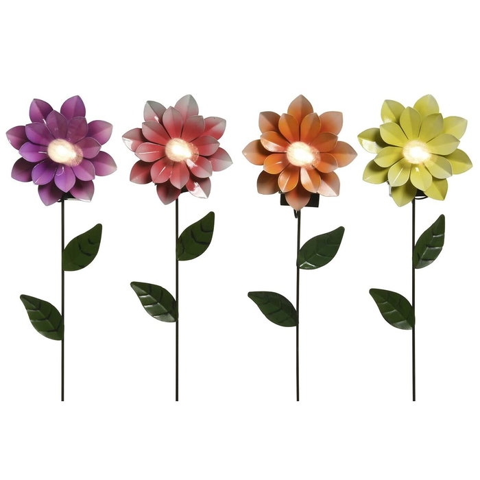 Lumineo Baliza solar forma de flor colores surtidos