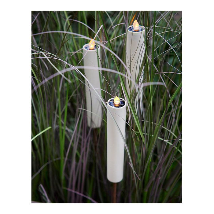 Lumineo Vela Solar Efecto Llama Ø4 x 90 cm