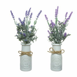 Jarrón vintage Lavanda colores surtidos ø13 x 32 cm
