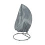 Decoris Funda de protección para silla colgante o columpio, 115 x 188 cm, Gris