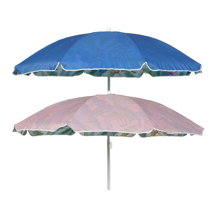 Sombrilla de Playa Ø160cm Orientable, Colores Surtidos, Protección UVPF 30, Repelente al Agua