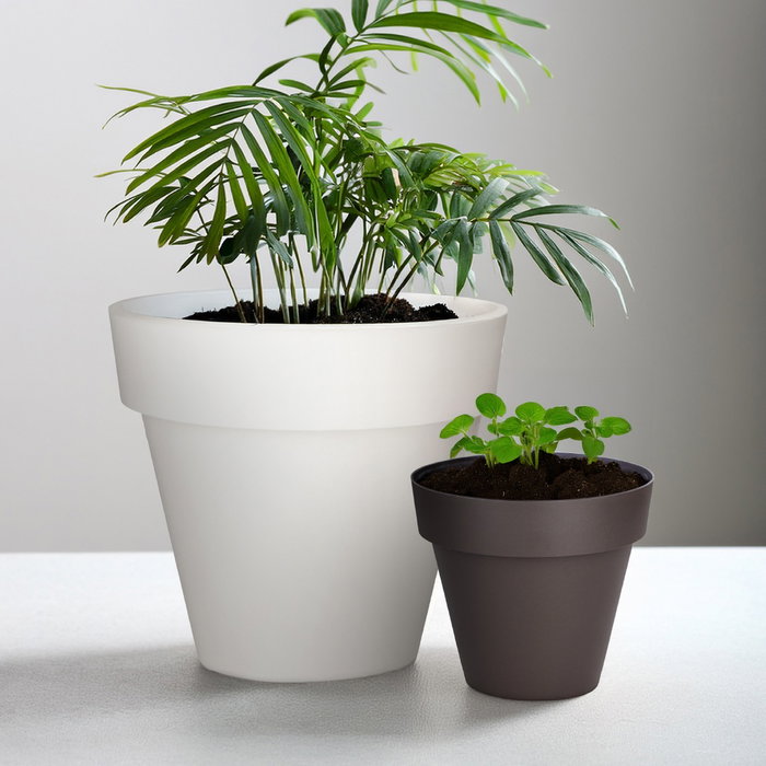 Plastiken Maceta Tes Blanco Ø140mm