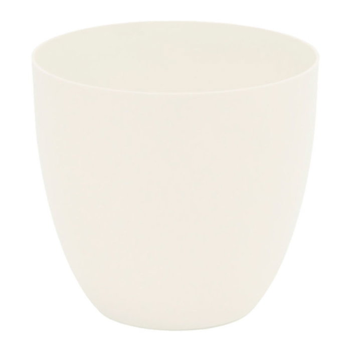 Maceta Inyección Modelo Cuenco Ø38cm Color Blanco - Exterior Resistente UV [E3-90518]