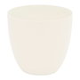Plastiken Maceta de inyección Modelo Cuenco TES - Exterior, alta resistencia UV, Blanco, Ø38 cm, Polipropileno