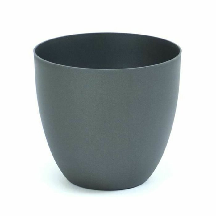 Plastiken Maceta de inyección modelo cuenco color antracita ø38 cm