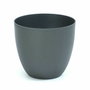 Plastiken Maceta de inyección modelo cuenco color antracita ø38 cm