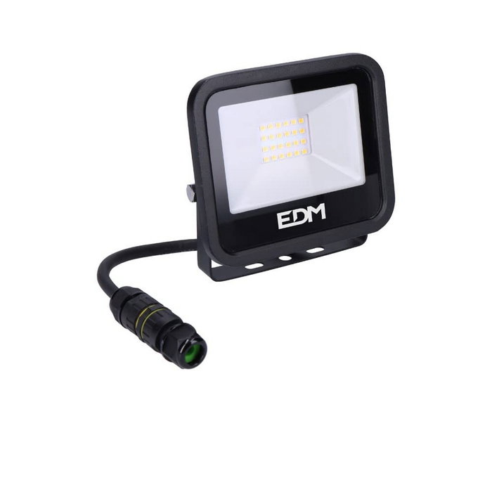 Edm Foco proyector LED Black series 20 W 1520 lm luz fría Edm Foco proyector LED Black series 20 W 1520 lm luz fría