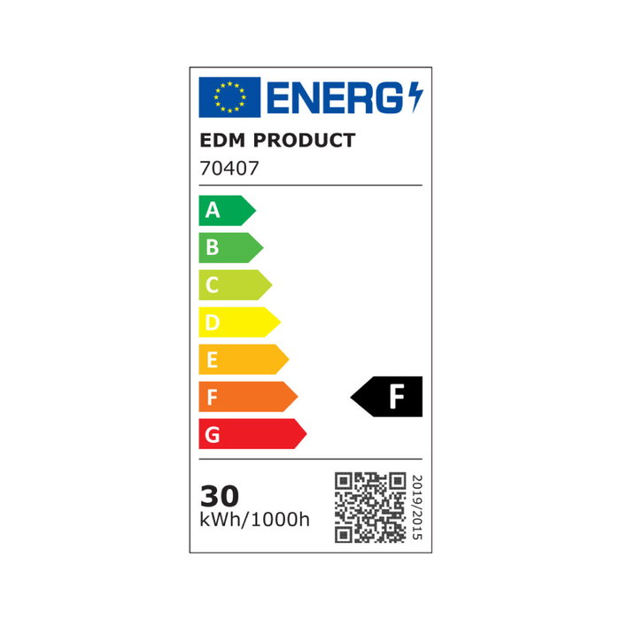 Edm Foco proyector LED Black Series 30 W 2370 lm Luz día