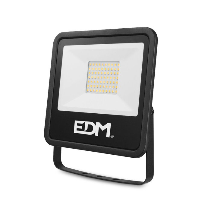 Edm Foco proyector LED Black Series 50W 4000lm Luz Día Negro