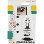Wolfcraft Juego de lijado para amoladora angular de 50 mm, 4 piezas
