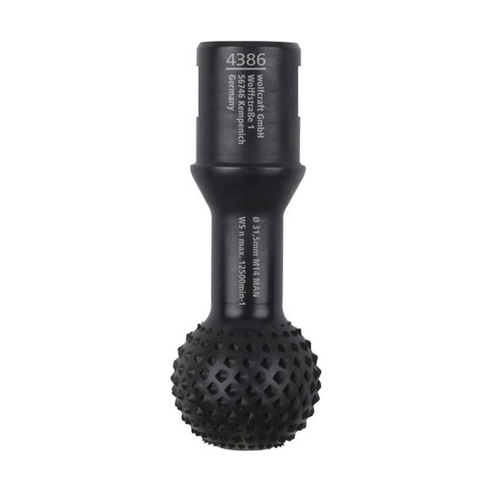 Wolfcraft Escofina de bola para amoladora Ø 31,5 mm