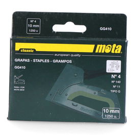 Mota Herramientas Grapas gg410 Nº4 10mm 1000 Unidades Espesor 1.2mm