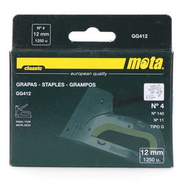 Mota Herramientas Grapas gg412 Nº 4 de 12mm, 1000 Unidades, Espesor 1.2mm
