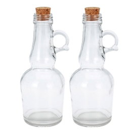 Excellent Houseware Set de aceitera y vinagrera de cristal 250 ml