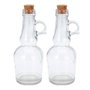 Excellent Houseware Set de aceitera y vinagrera de cristal 250 ml