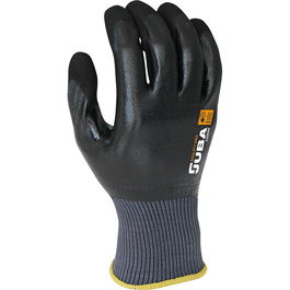 Guantes de Trabajo JUBA Negro Nitrilo