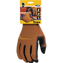 Guantes de Trabajo JUBA Mecanix Piel Sintética Spandex Táctil