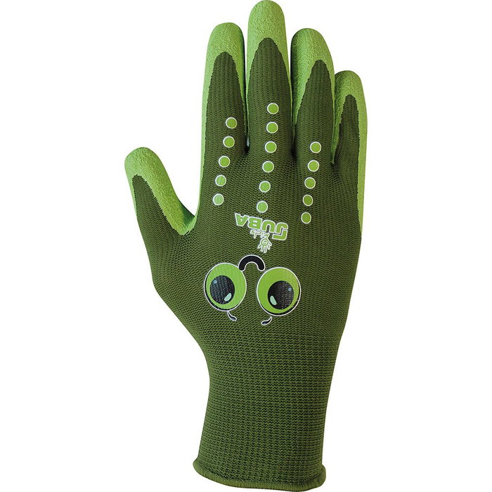 Juba Guante Infantil Nailon Palma Recubierta Látex Rugoso Verde Talla 8 Años Juba Guante Infantil Nailon Palma Recubierta Látex Rugoso Verde Talla 8 Años
