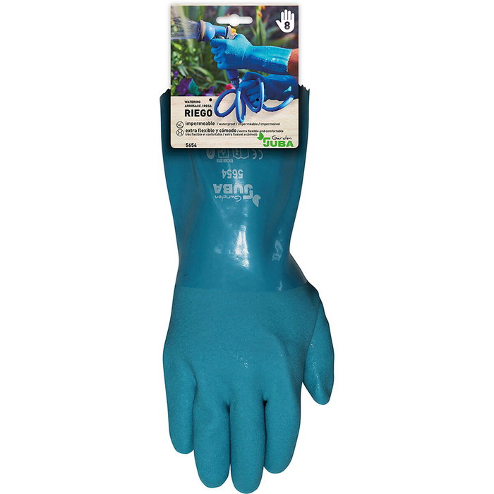 Juba Guante de Riego y Jardín Antideslizante T-10 Azul Juba Guante de Riego y Jardín Antideslizante T-10 Azul