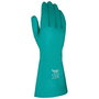 Juba Guantes de Nitrilo para Tratamientos Fitosanitarios, Flocado Interior, Verde, Talla 10