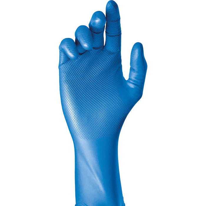 Caja 50 guantes desechables nitrilo azul sin polvo talla 11 juba Caja 50 guantes desechables nitrilo azul sin polvo talla 11 juba