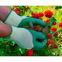 Juba Guante de poliéster con palma de látex para jardinería T-08 Verde