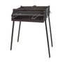 El Zorro Barbacoa cuadrada con soporte para paella 50 x 40 x 75 cm