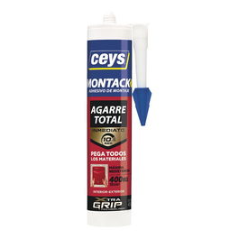 Ceys Montack Inmediato Cartucho 450g Masilla Adhesiva con Agarre Total