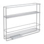 Metaltex Especiero deslizante In & out 2 estantes 28 x 6 x 22 cm con soporte adhesivo