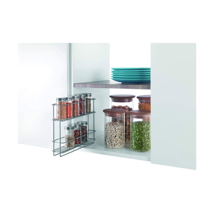 Metaltex Especiero deslizante In & Out de 2 estantes