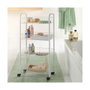 Metaltex Carrito multiuso con 4 cestos blanco 41 x 23 x 84 cm