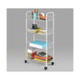 Metaltex Carrito multiuso con 4 cestos blanco 41 x 23 x 84 cm