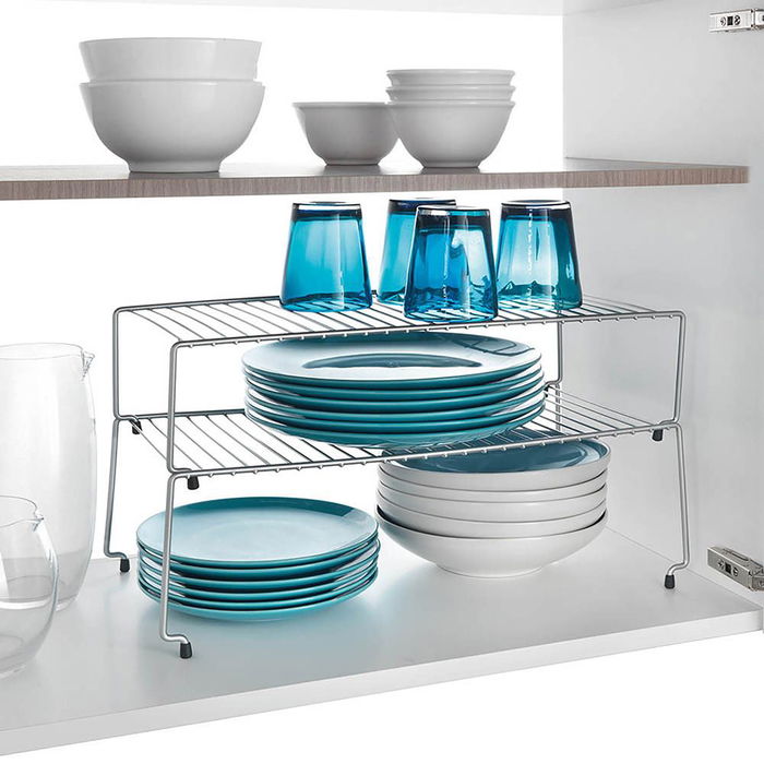 Metaltex Set 2 Estantes Apilables Sky 48 x 33 x 24 cm