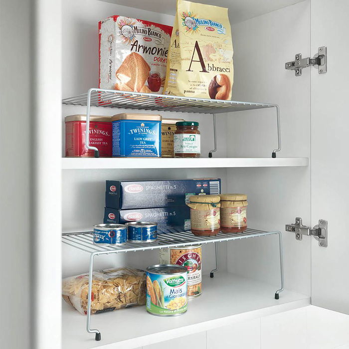 Metaltex Set 2 Estantes Apilables Sky 48 x 33 x 24 cm