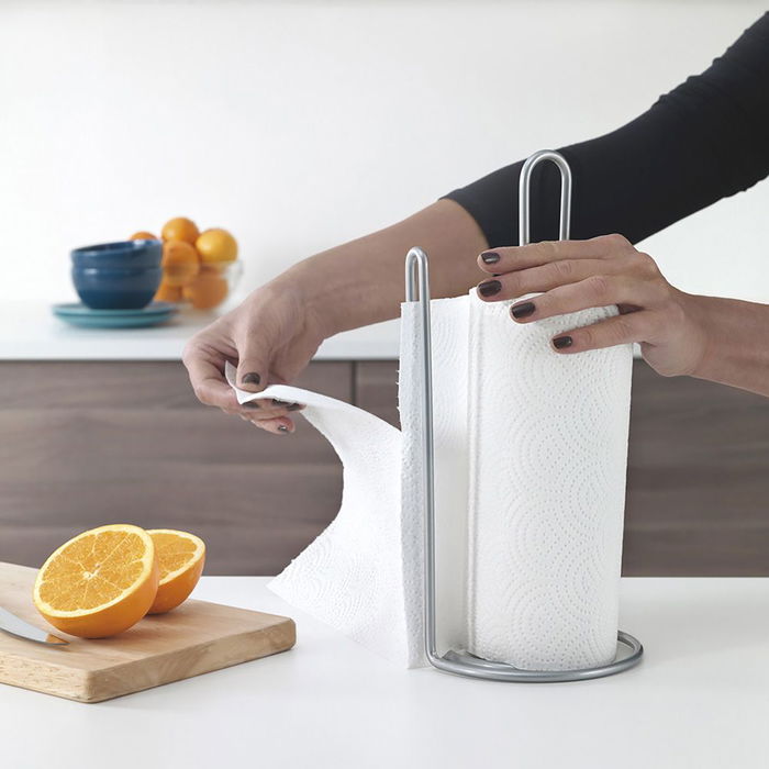 Metaltex Portarrollos de Cocina My - roll Ø15 x 32 cm Recubrimiento Polytherm Metallic