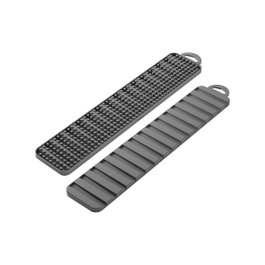 Metaltex Escurreplatos Reversible Gravity Slim 40 x 8 cm Gris