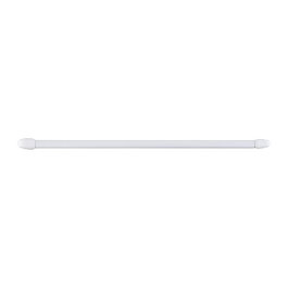 Cintacor Portavisillo extensible plano blanco, ø1,1 x 80 - 145 cm, 2 uds