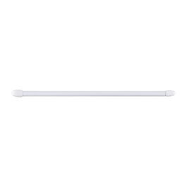 Cintacor Portavisillo plano extensible blanco ø1,1 x 80 - 145 cm, 2 uds