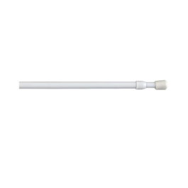 Cintacor Portavisillo extensible a presión rosca blanco, ø0,8 x 50-85 cm, 2 uds